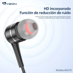 CDMX-Audífono 3.5MM AD470